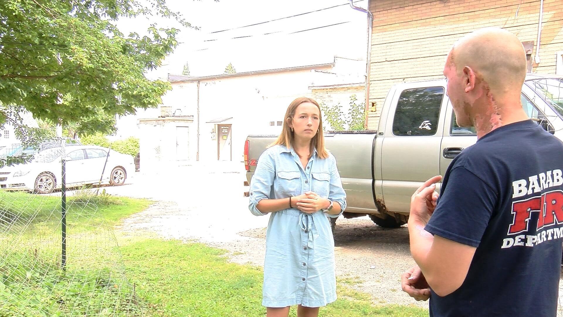 Baraboo firefighter recovering following a freak accident.